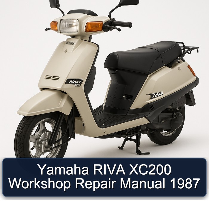 1987 Yamaha Riva Models XC200 Service Repair Workshop Manual PDF