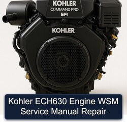 Kohler Command Pro EFI Models ECH630 Engine WSM Service Repair Workshop Manual PDF