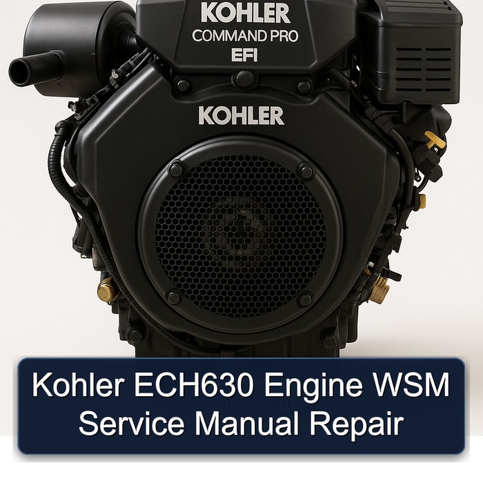 Kohler Command Pro EFI Models ECH630 Engine WSM Service Repair Workshop Manual PDF
