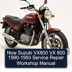 1990-1993 Suzuki VX800 Now Vx 800 Service Repair Workshop Manual PDF