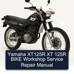 Yamaha XT125R XT 125R BIKE Workshop Manual de servicio y reparación 