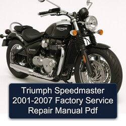 2001-2007 Triumph Speedmaster Service Repair Workshop Manual PDF