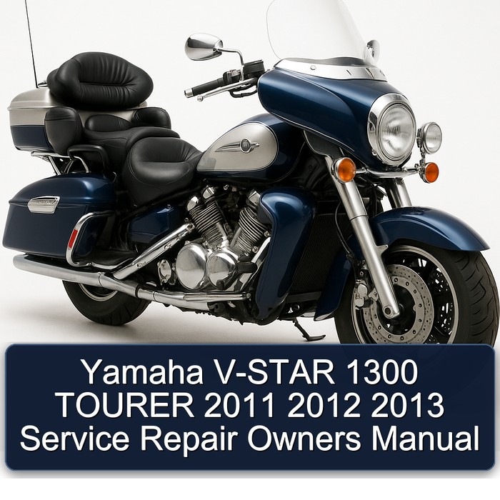 2011-2013 Yamaha Royal Star Venture V-STAR 1300 Tourer Owners Owner's Manual PDF