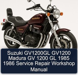 1985-1986 Suzuki Madura GV1200GL GV1200 GV 1200 GL Service Repair Workshop Manual PDF