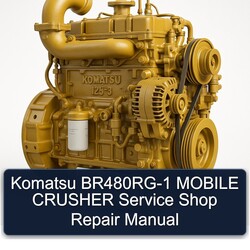 Komatsu 125 3 Br480rg-1 Mobile Crusher Shop Service Repair Workshop Manual PDF