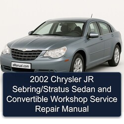 2002 Chrysler Sebring JR /stratus Sedan Convertible Service Repair Workshop Manual PDF