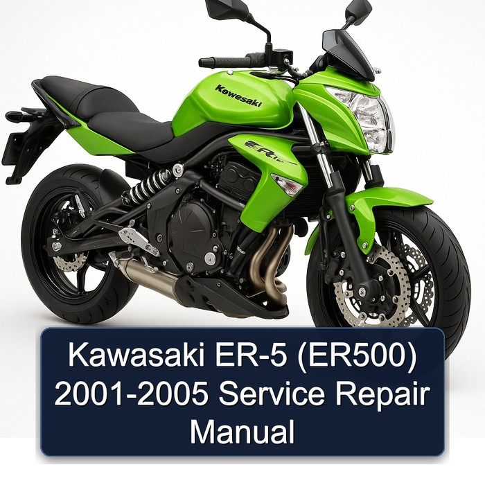 2001-2005 Kawasaki ER Models ER-5 (ER500) Service Repair Workshop Manual PDF