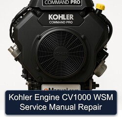Kohler Command Pro Models Engine CV1000 WSM Service Repair Workshop Manual PDF