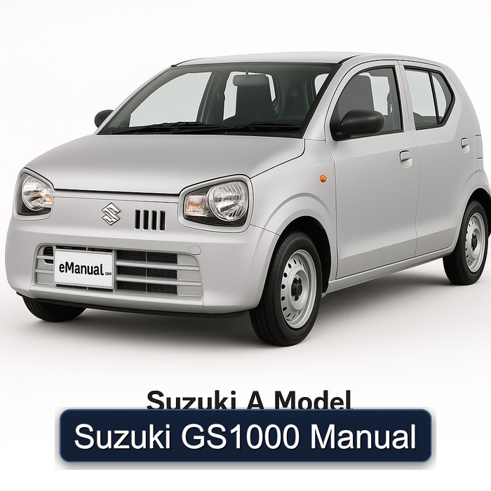 Suzuki A Models GS1000 Service Repair Workshop Manual PDF