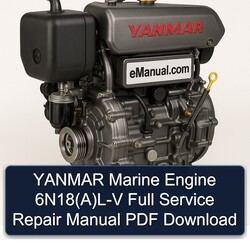 Yanmar Marine Engine 6N18L-V Service Repair Workshop Manual PDF