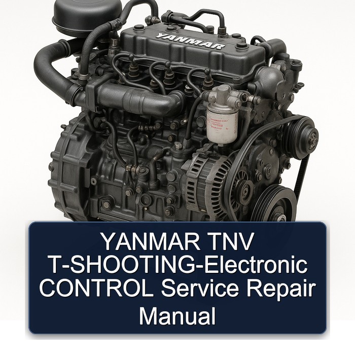 Yanmar 4 TNV Series T-shooting-electronic Control Service Repair Workshop Manual PDF