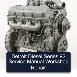 Detroit Diesel 92 Series Service Repair Workshop Manual PDF
