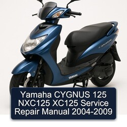 2004-2009 Yamaha Cygnus NXC125 125 XC125 Service Repair Workshop Manual PDF