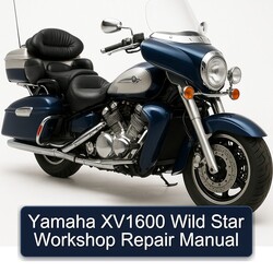 Yamaha XV Models XV1600 Wild Star Service Repair Workshop Manual PDF