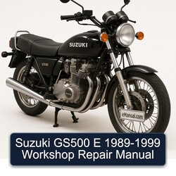 1989-1999 Suzuki GS Series GS500 E Service Repair Workshop Manual PDF