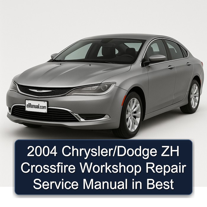 2004 Chrysler Crossfire /dodge ZH Best Service Repair Workshop Manual PDF