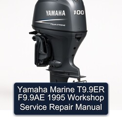 1995 Yamaha Marine T9.9er F9.9ae Service Repair Workshop Manual PDF
