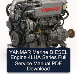 Yanmar Marine Diesel Engine 4LHA Series Service Repair Workshop Manual PDF