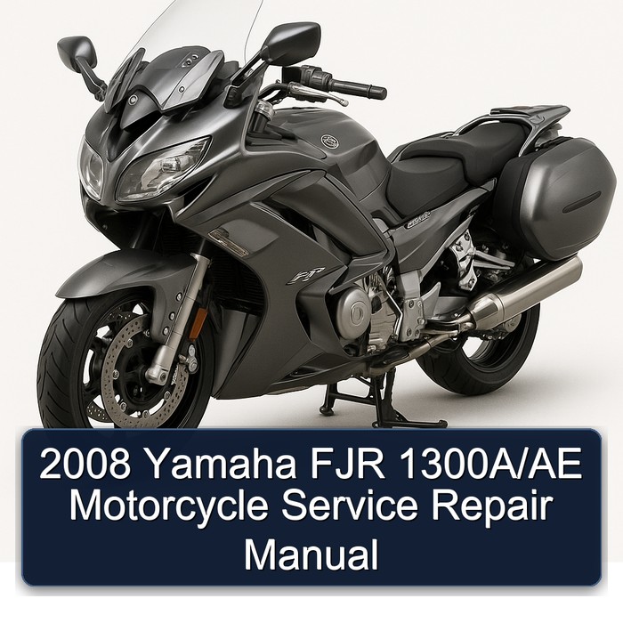 2008 Yamaha FJR Models 1300a/ae Motorcycle Service Repair Workshop Manual PDF