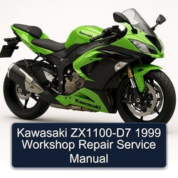 1999 Kawasaki ZX Models Zx1100-d7 Service Repair Workshop Manual PDF