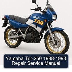 1988-1993 Yamaha TDR Models TDR-250 Service Repair Workshop Manual PDF