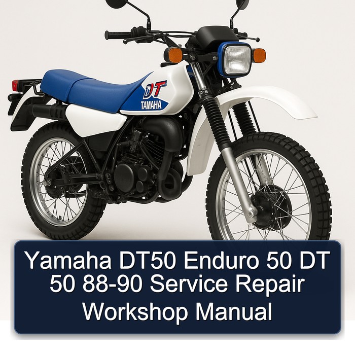 1988-1990 Yamaha DT Models DT50 Enduro 50 Service Repair Workshop Manual PDF