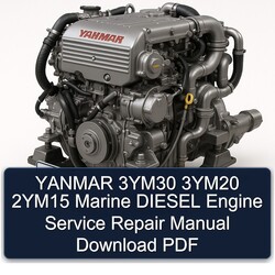 Yanmar 3ym30 3ym20 2ym15 Marine Diesel Engine Service Repair Workshop Manual PDF