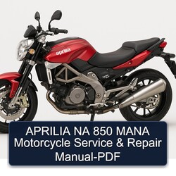 Aprilia NA 850 Mana Motorcycle Service Repair Workshop Manual PDF