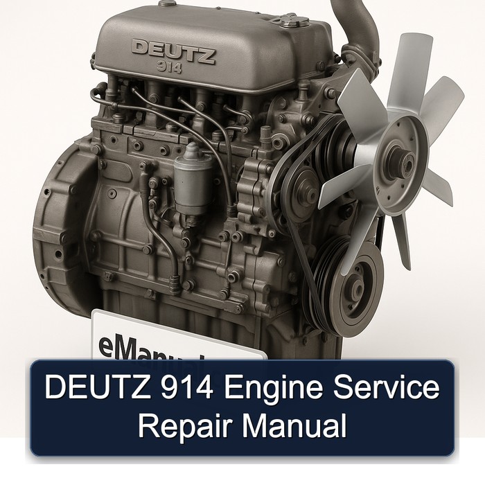 Deutz 914 Engine Service Repair Workshop Manual PDF