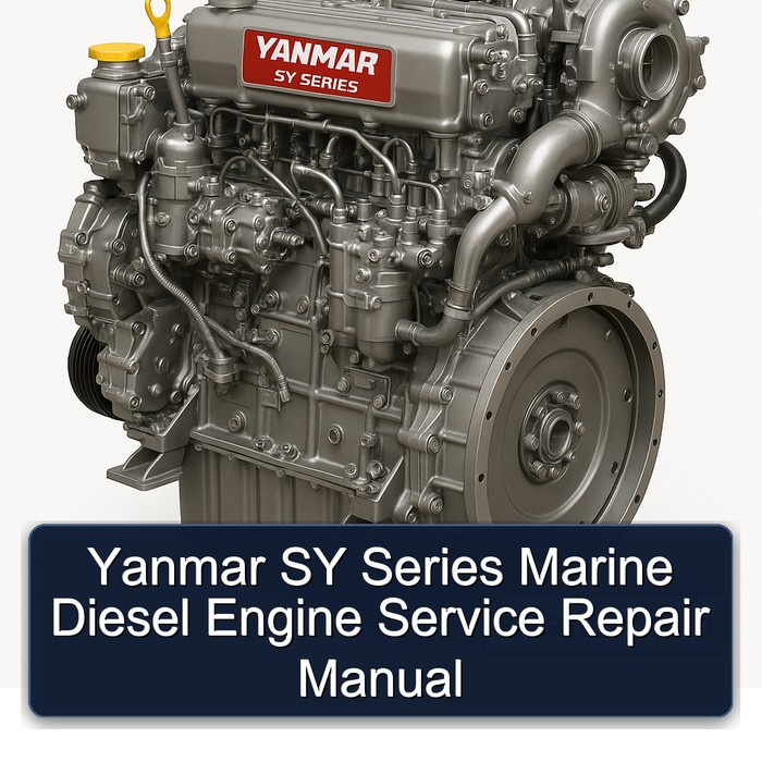 Yanmar SY Series Marine Diesel Engine Service Repair Workshop Manual PDF