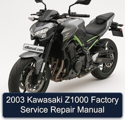 2003 Kawasaki Z Series Z1000 Service Repair Workshop Manual PDF