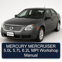 Mercury Mercruiser 5.0l 5.7l 6.2l MPI Service Repair Workshop Manual PDF