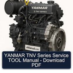 Yanmar TNV Series Tool Service Repair Workshop Manual PDF