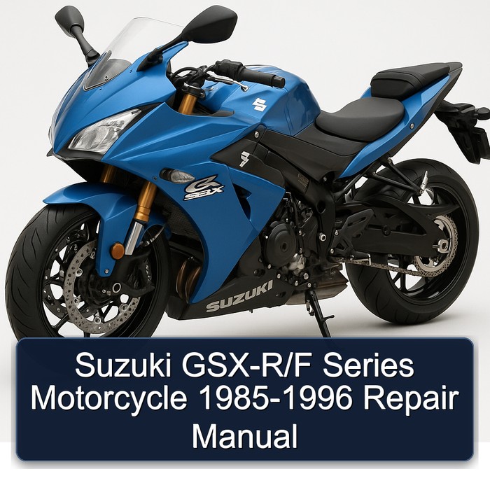 1985-1996 BMW F Series Suzuki Gsx-r/ Motorcycle Service Repair Workshop Manual PDF