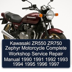 1990-1997 Kawasaki Zephyr ZR550 ZR750 Motorcycle Service Repair Workshop Manual PDF