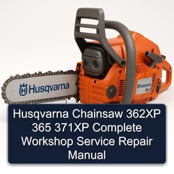 Husqvarna Chainsaw 362XP 365 371XP Service Repair Workshop Manual PDF