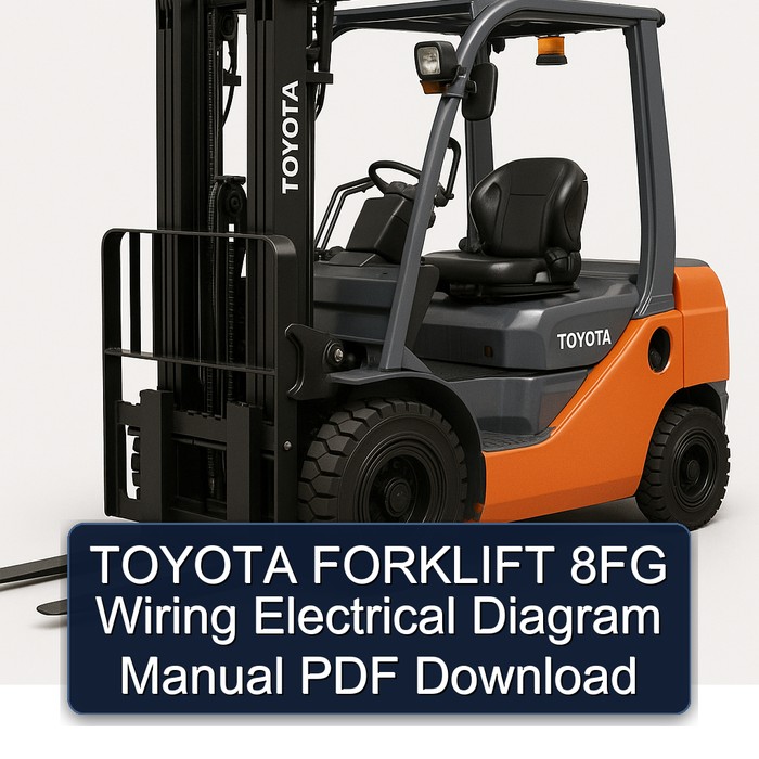 Toyota Forklift 8FG Electrical Wiring Diagrams PDF
