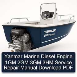 Yanmar Marine Diesel Engine 1GM 2GM 3GM 3HM Service Repair Workshop Manual PDF