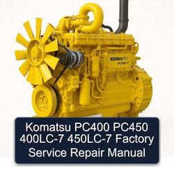Komatsu PC400 PC450 400LC-7 450LC-7 Service Repair Workshop Manual PDF