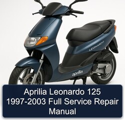 1997-2003 Aprilia Leonardo Service Repair Workshop Manual PDF