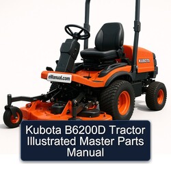 Kubota B6200D Tractor Illustrated Master Parts Catalog PDF