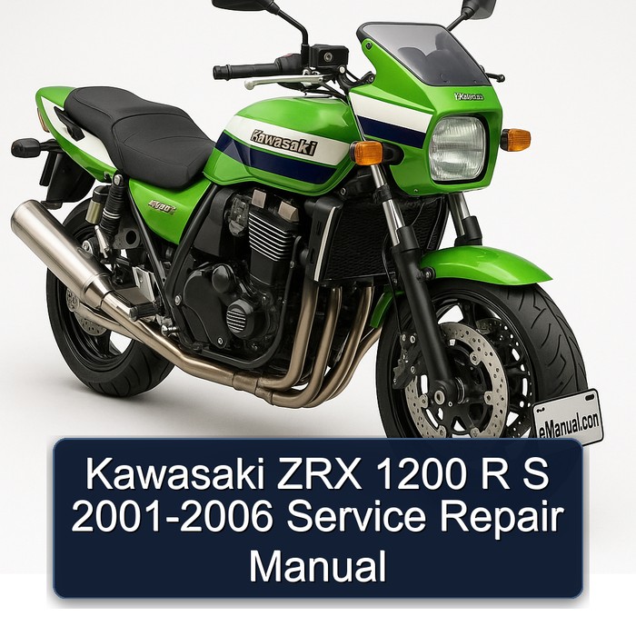 2001-2006 Kawasaki ZRX Models 1200 R S Service Repair Workshop Manual PDF