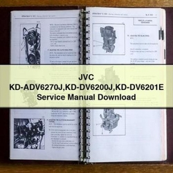 JVC Kd-adv6270j Kd-dv6200j Kd-dv6201e Service Repair Workshop Manual PDF