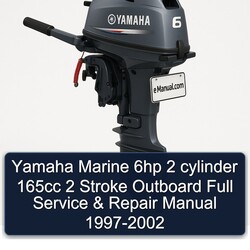 1997-2002 Yamaha Marine 6HP 2 Cylinder 165CC Stroke Outboard Service Repair Workshop Manual PDF