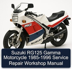 1985-1996 Suzuki RG Series RG125 Gamma Motorcycle Service Repair Workshop Manual PDF