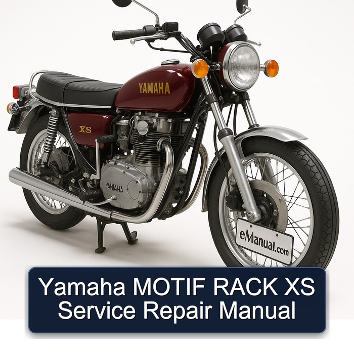 Yamaha XS Models Motif Rack Service Repair Workshop Manual PDF