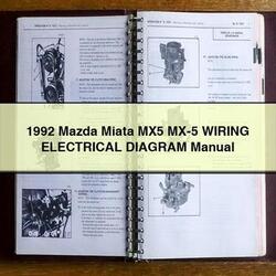 1992 Mazda Miata MX5 MX-5 Electrical Wiring Diagrams PDF