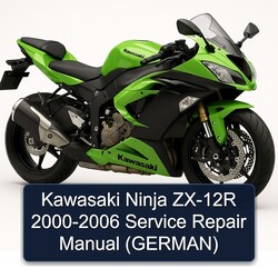 2000-2006 Kawasaki Ninja ZX-12R - (GERMAN) Service Repair Workshop Manual PDF