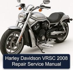 2008 Harley Davidson Vrsc Service Repair Workshop Manual PDF