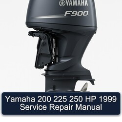 1999 Yamaha 200 225 250 HP Service Repair Workshop Manual PDF
